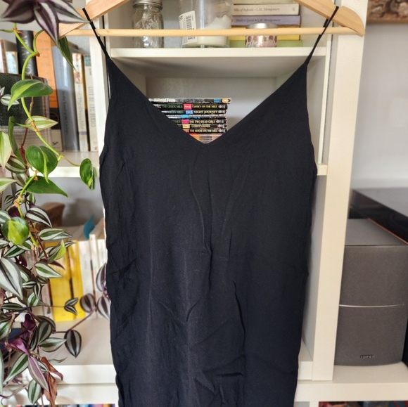 Wilfred Free (Aritzia) black Vivienne slip dress - Picture 2 of 4